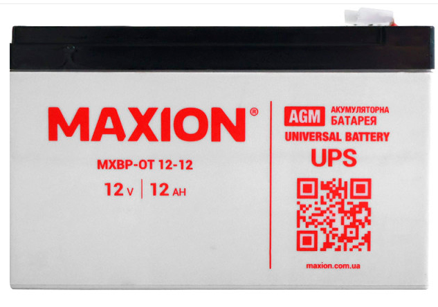 акб  12V 12A (151x98x96) SLA промышленный AGM MAXION BP OT серый