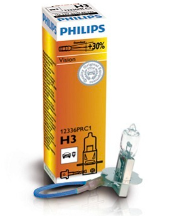 лампа H3 12V 55 W  PHILIPS Premium+30% 12336PRC1 - зображення 1