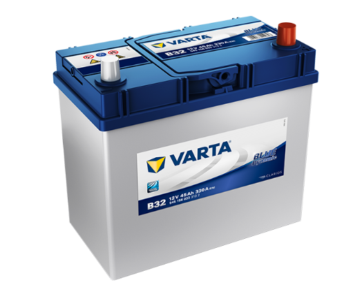 Аккумулятор VARTA  45Ач 330А Asia Blue Dynamic (B32) (0) правый + (533066)