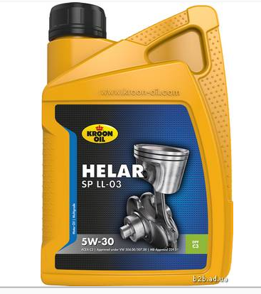 масло  Kroon Oil  5W-30  HELAR SP LL-03 1L 33094 - зображення 1