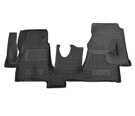 коврики салона VW LT35 1996-2000 борт 2,5см, с перемычкой