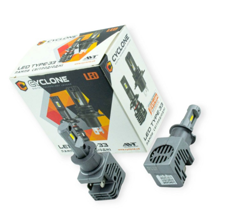 лампа LED H3 12V Type 34 50W 5500K 10000L радиатор+вентилятор type 34 LED H3 - зображення 1