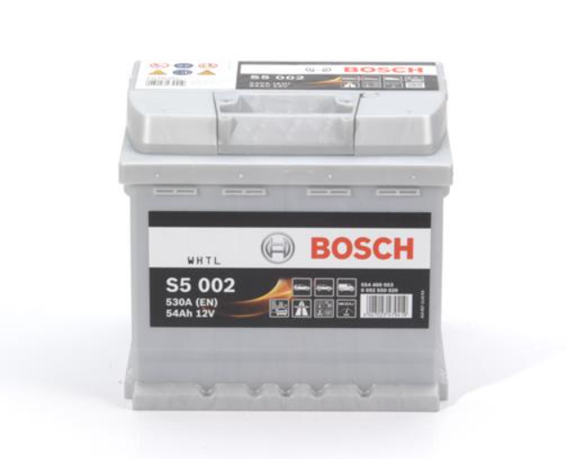 Акумулятор Bosch S5 Silver Plus 54Ah, EN530 правий "+" 207x175x190 (ДхШхВ)