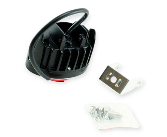 фара дополнительная LED  овал  95х70 (Дм/Ш) 20W дальний EPISTAR 54T-20W/S - зображення 2