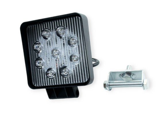 фара дополнительная LED 110х110х42 (Д/В/Ш) 27W ближний EPISTAR