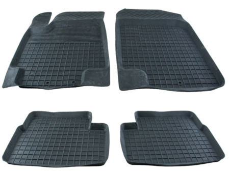 Килимки салону Hyundai Accent III, Kia Rio II 2005-2010 борт 2,5см, євроклітина Polytep Polytep