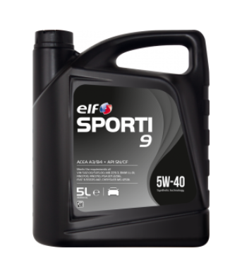 Моторна олива Elf SPORTI 9 / 5W40 / 5л. / (VW 502.00/505.00, MB 229.3, BMW LL-01 ) 214252 - зображення 1