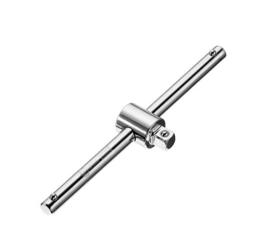 вороток  Т-образный с плавающей головкой  1/4" 110 мм CrV Intertool Тайвань ET-1014 - зображення 1