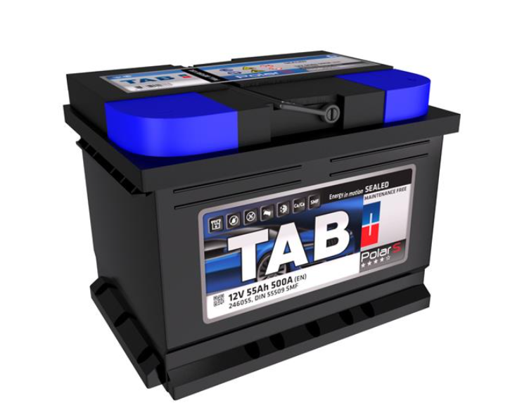 АКБ TAB POLAR S, R"+" 55Ah, En500 (242 x 175 x 175) правий  "+"