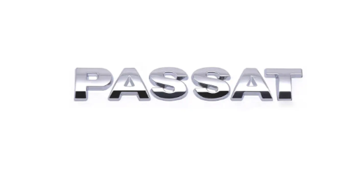 эмблема багажника "PASSAT" 2011-2015  (124х16мм) 3C8 853 687A 739 - зображення 2