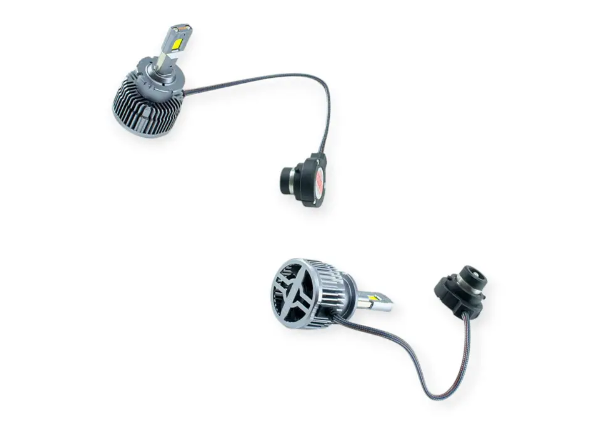 лампа LED D2 12V 6000K 10000L Dseries радиатор c вентилятором + обманка LED D2 MICHI - зображення 1