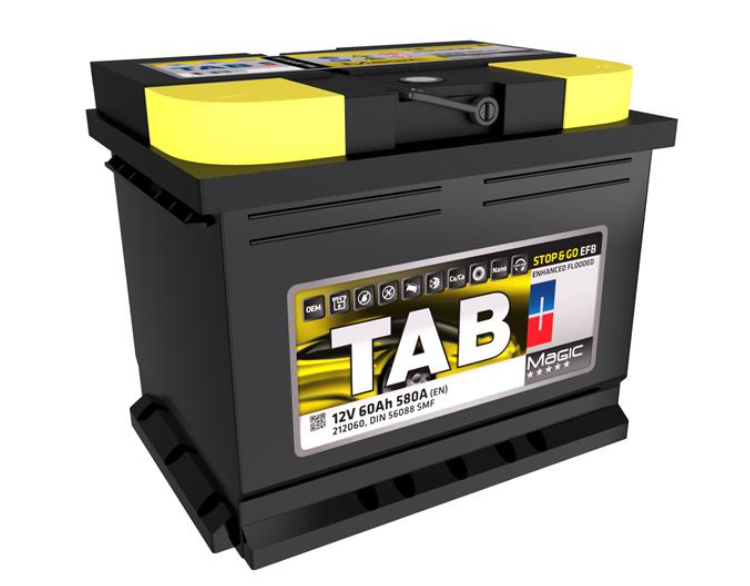 АКБ TAB Magic EFB, 60Ah, 580A EN, 242x175x190, B13 ,правий "+", EFB Акумулятор (START-STOP)