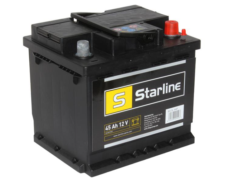 Акумулятор STARLINE, R"+" 45Ah, En400 (207 x 175 x 190) правий "+", B13
