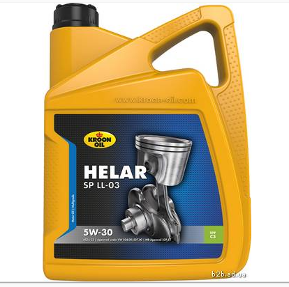 масло  Kroon Oil  5W-30  HELAR SP LL-03 5L