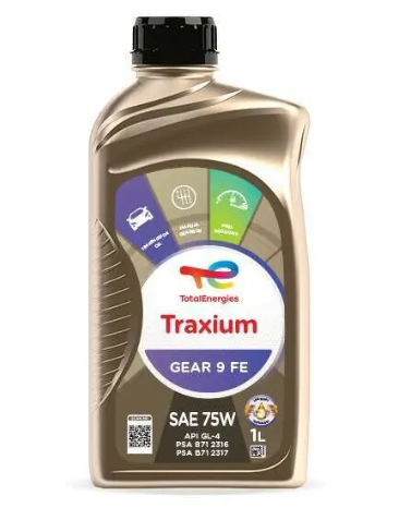масло трансм. Total 75W Traxium Gear 9 FE (1л)