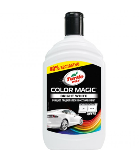 Полироль цветообогащенная TURTLE WAX Color Magic / белый / 500мл. /