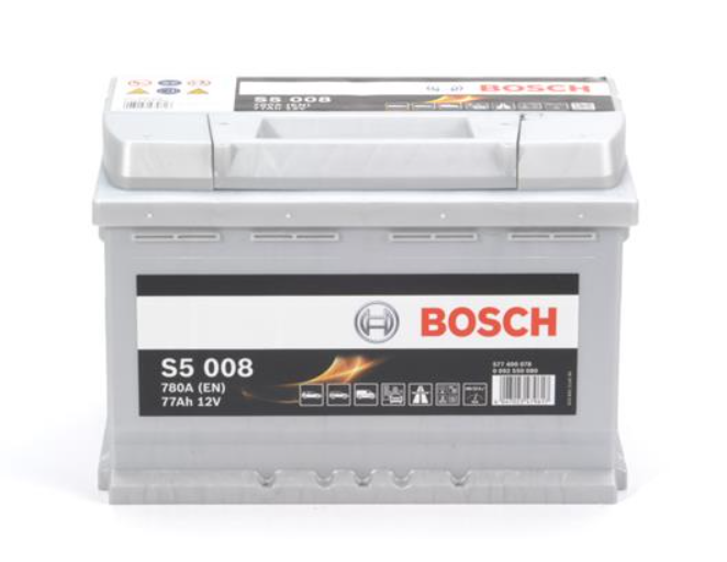 Акумулятор Bosch S5 Silver Plus 77Ah, EN780 правий "+" 278x175x190 (ДхШхВ)