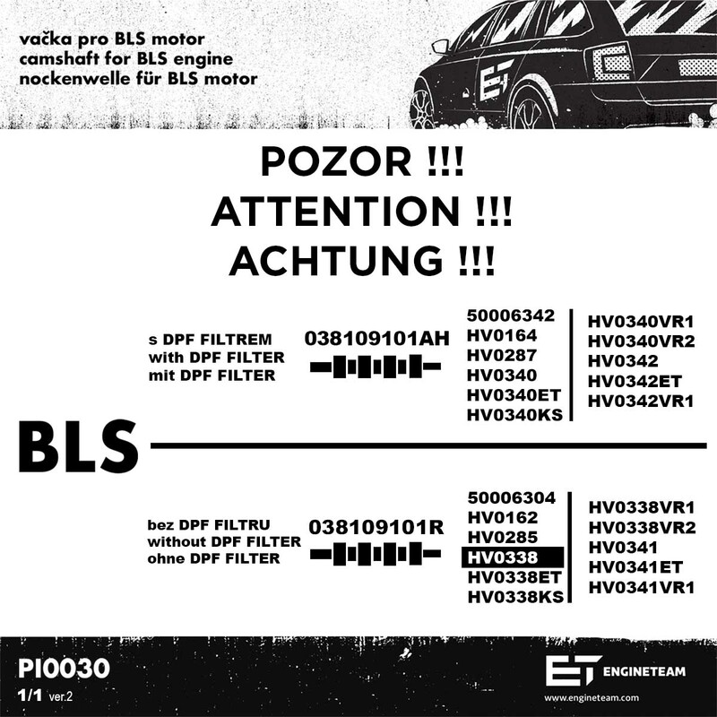 Розподільний вал (к-т) HV0338 - зображення 10