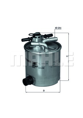 Паливний фільтр KL404/16 - зображення 1