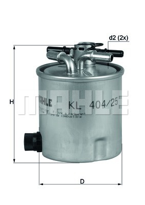 Паливний фільтр KL404/25 - зображення 1