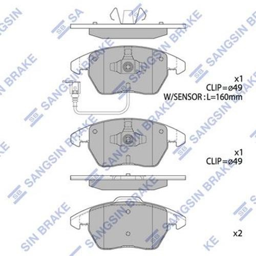 Гальмівні колодки дискові кт.