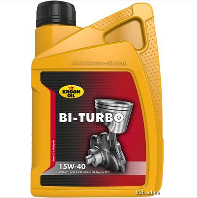 Масло моторное BI-TURBO 15W-40 1л KROON OIL МИНЕР BI-TURBO 15W40 1L (API SL/CF, ACEA A3/B3, A3/B4, M