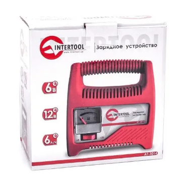 устр-во зарядного. трансф. Intertool 6-12В 6А, 10-60 А/год стріл. індик.