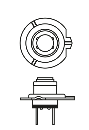 лампа H7 12V 55 W BOSCH Ulta White 4200K (2шт) 1987301441 - зображення 2