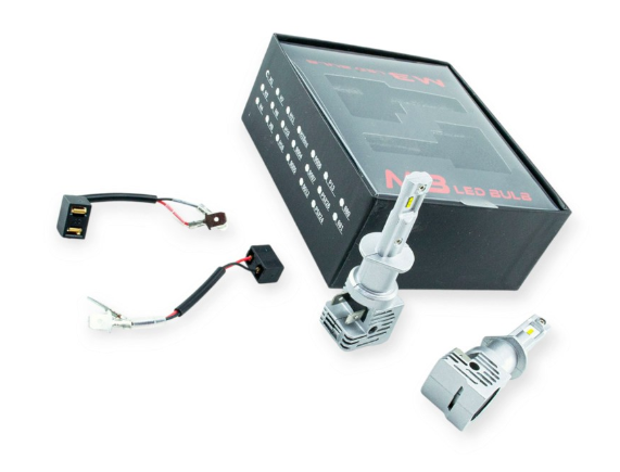 лампа LED H1 12V-24V M3 silver 6500K 6500L 48W радиатор