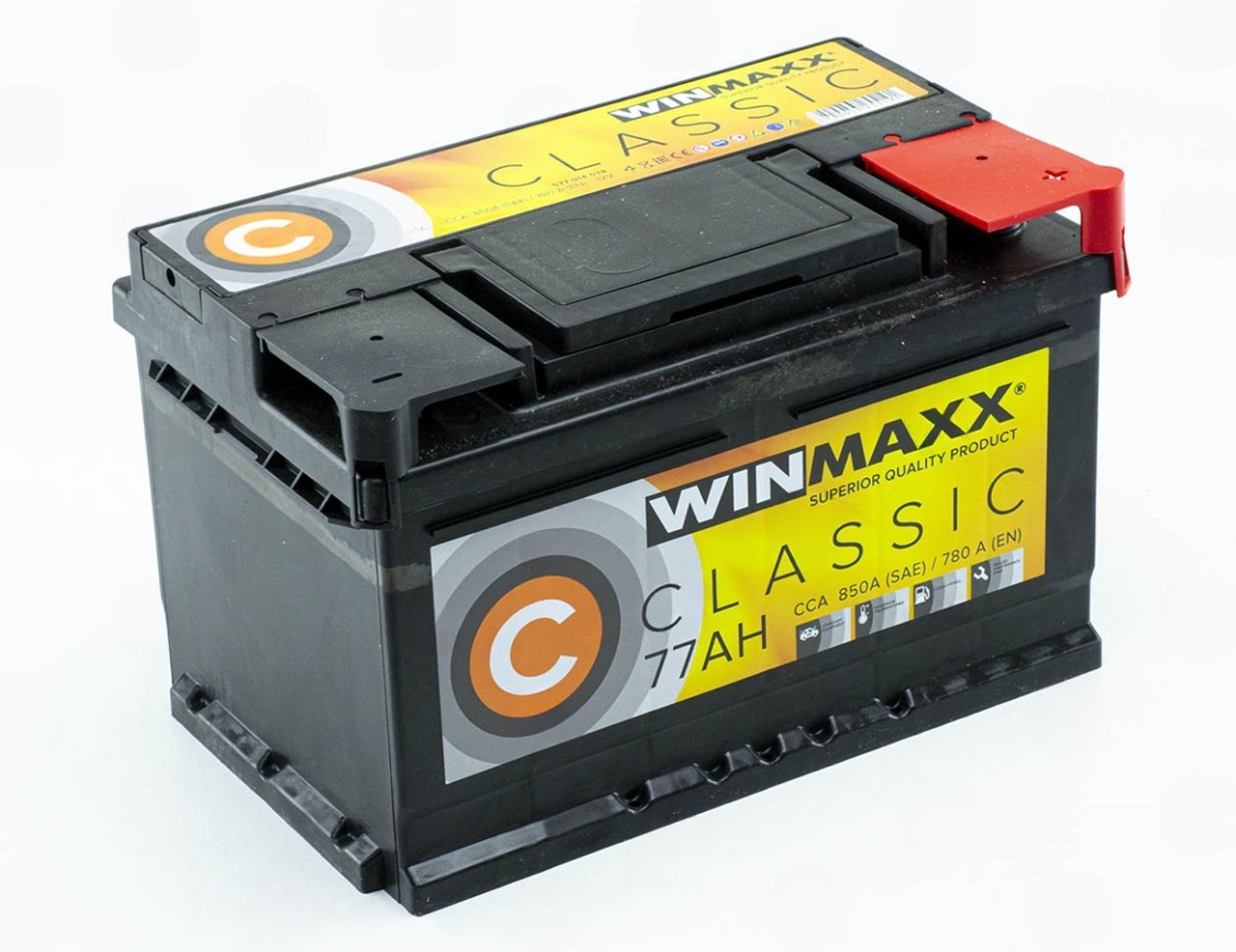 Аккумулятор WINMAXX  78Ач 780А CLASSIC (LB3) (0) Евро правый + (гарантия 24 мес)