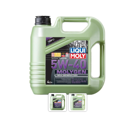 Моторное масло MOLYGEN NEW Gen. 5W-40 (API SN/CF, ACEA A3/B4) 4Л