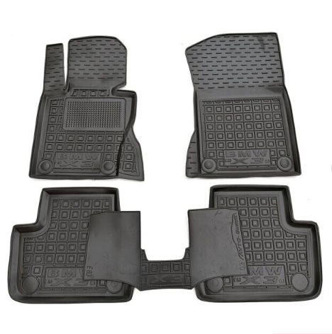 коврики салона BMW X3 E83 2003-2010 борт 2,5см, с перемычкой