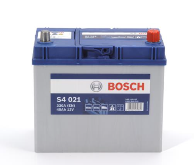 Акумулятор Bosch (J) S4 Silver 45Ah, EN 330 правий "+" 238x129x227 (ДхШхВ) Japan