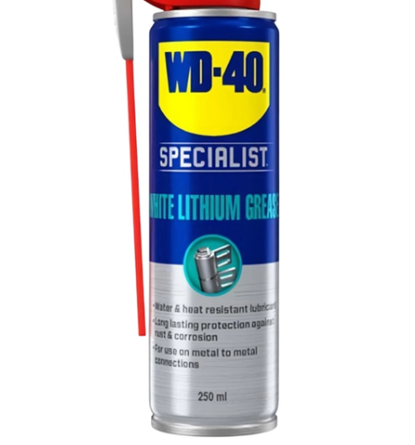 смазка  литиевая аэрозоль WD-40 SPECIALIST белая 250gr 10320005 - зображення 2