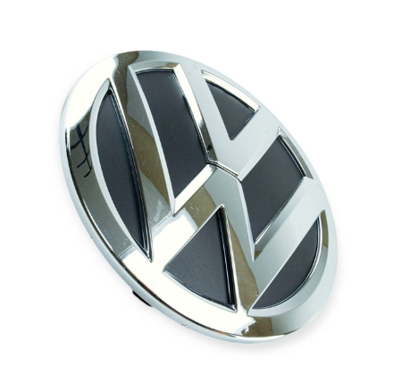 эмблема реш. Volkswagen Caddy 2k5 new Ø 15см, пластик, хром 386393 - зображення 1