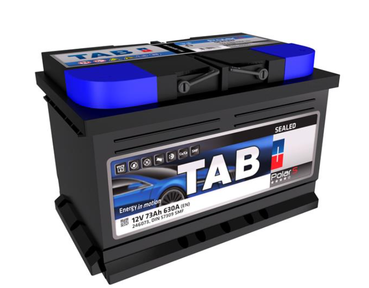 АКБ TAB POLAR S, R"+" 73Ah, En630 (278 x 175 x 175) правий  "+", днищева планка:b13