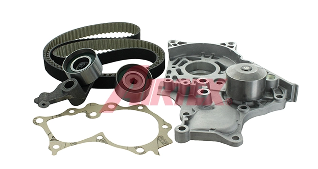 ремкомплект ГРМ (ремень+ролики+помпа) Toyota Avensis, Corolla 2.0D (03-09)  (AIRTEX) WPK-169701 - зображення 1