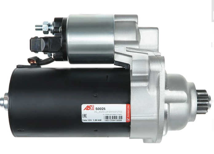 стартер VW Caddy II, Golf IV, Passat 1.9TDI (93-05) (12V/1.8kw) (z=10)  (AS-PL)