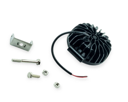 фара дополнительная LED  круглая 115х40 (Дм/Ш) 30W дальний EPISTAR 30W(А)/S - зображення 2