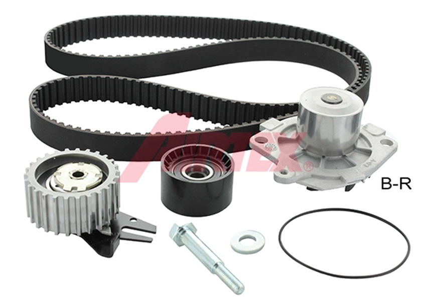 ремкомплект ГРМ (ремень+ролики+помпа) VW Caddy II 1.4i 95->  (AIRTEX) WPK-1582R02 - зображення 1