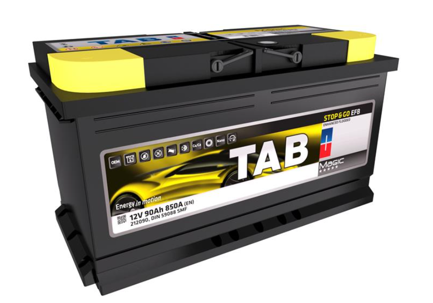 АКБ TAB Magic EFB, 90Ah, 850A EN, 353x175x190, B13 ,правий "+", EFB Акумулятор (START-STOP)