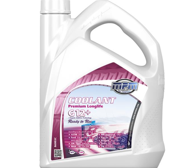 Антифриз MPMOIL / -40°C / червоний / 5л. /( VW TL 774D/F (G12+), MB 325.3, FORD WSS-M97B44-D) 86005C - зображення 1