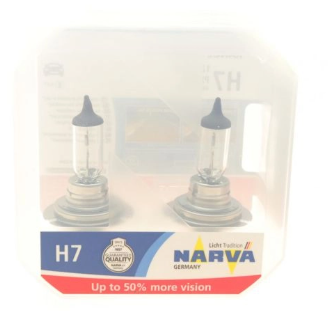 лампа H7 12V 55 W NARVA RANGE POWER +50%