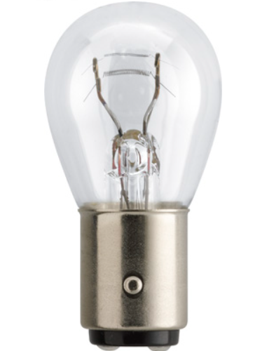 лампа A 12V P21/5W BAY15d PHILIPS VP+60% (пара) 12499VPB2 - зображення 2
