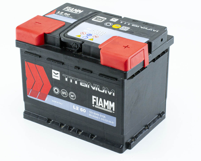 Аккумулятор FIAMM  60Ач 510А Titanium Black (L2) (0) Евро прав +