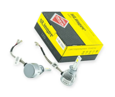 лампа LED H1 12V-24V STINGER 5500K 3200L радиатор H1 Stinger LED - зображення 1