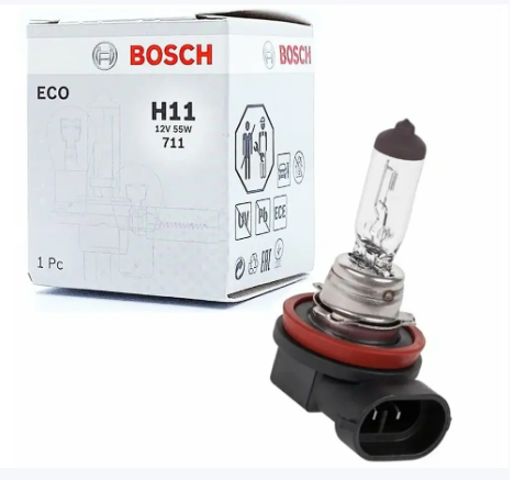 лампа H11 12V 55W BOSCH Eco