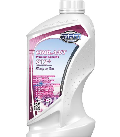 Антифриз MPMOIL / -40°C / червоний / 1л. /( VW TL 774D/F (G12+), MB 325.3, FORD WSS-M97B44-D)