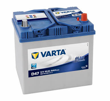 Аккумулятор VARTA  60Ач 540А Asia Blue Dynamic (D47) (0) правый + (533080)