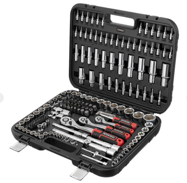 набор инструмента 1/2",1/4",3/8"  171 шт  с битами PROFI  Тайвань Storm ET-8171 - зображення 1